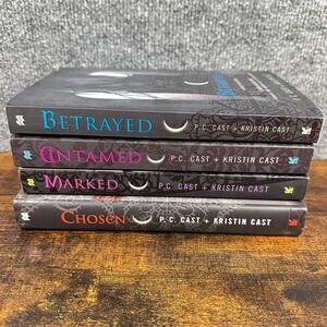 Lot of 4 House of Night Series Books Cast Kristin Cast YA Vampire Fiction Dark